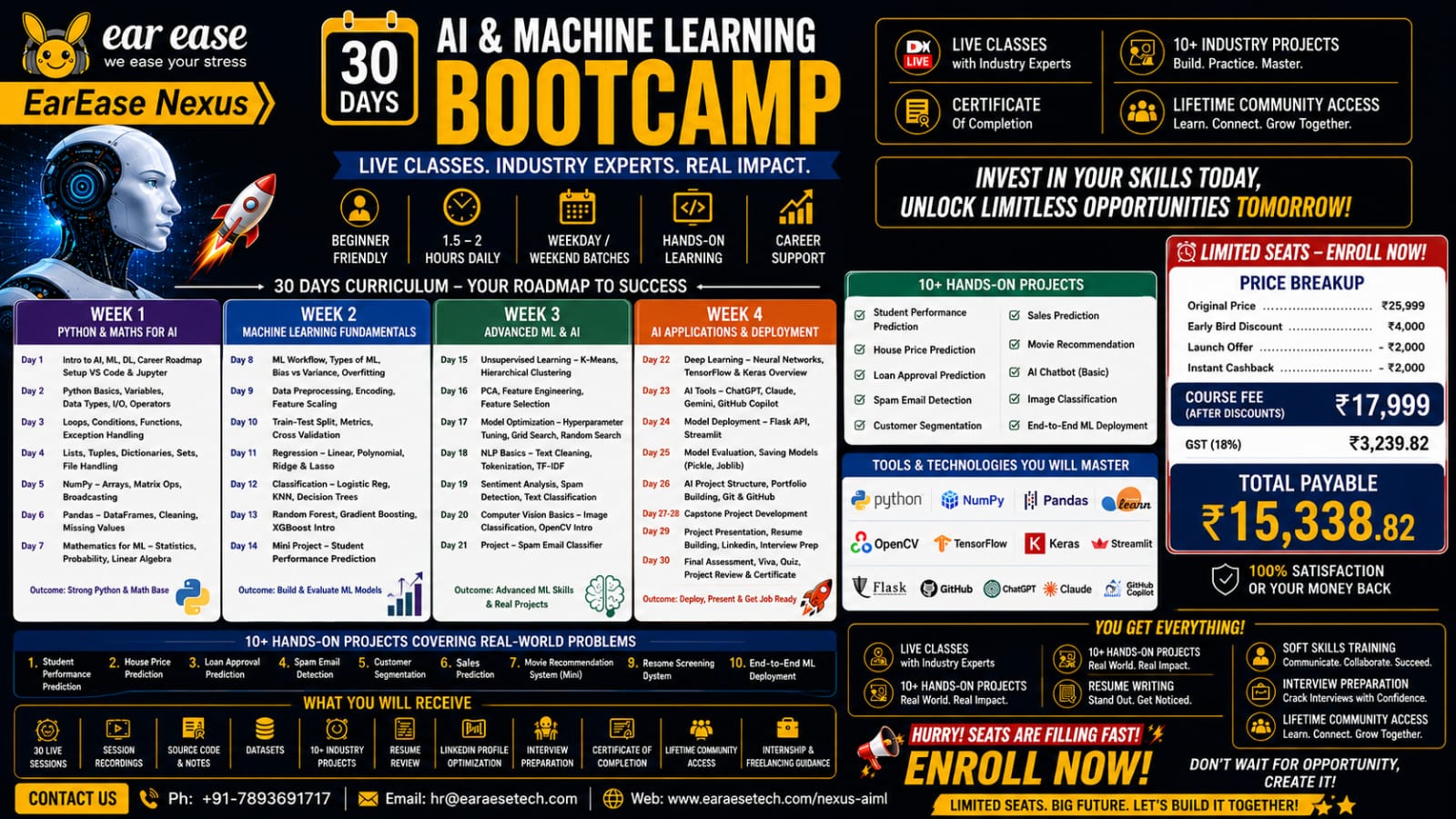 30 Days AI ML Brochure